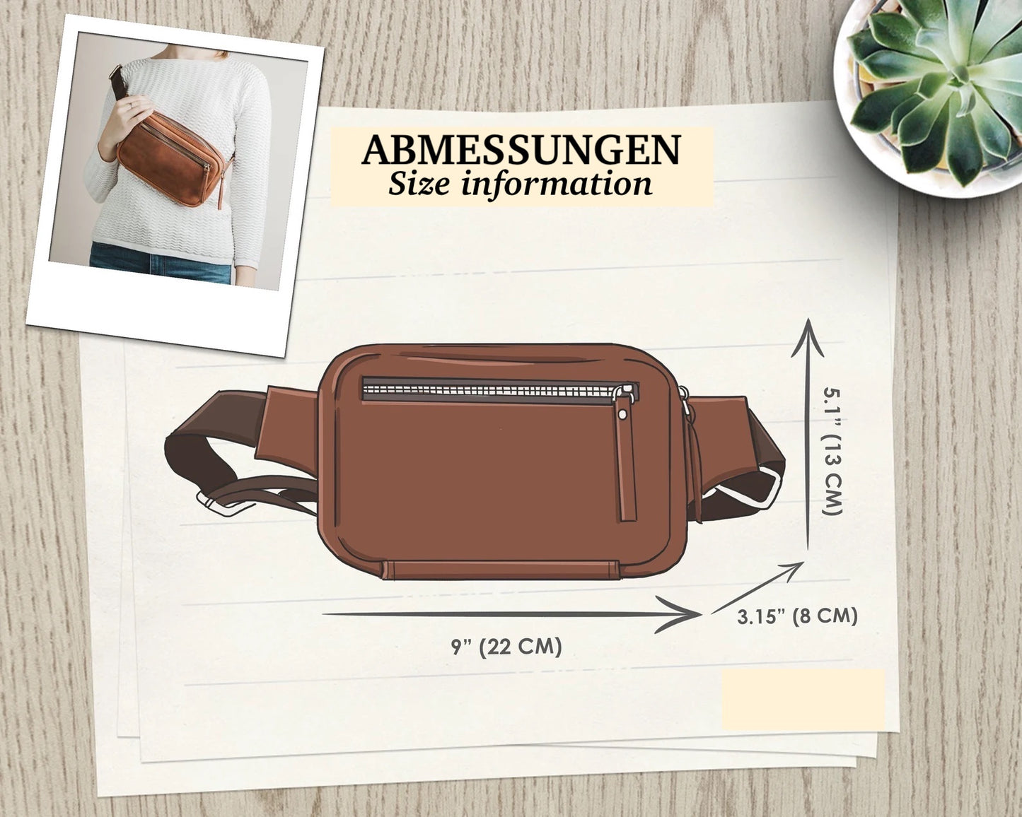 Handmade Crossbodytasche aus Leder PAOLA