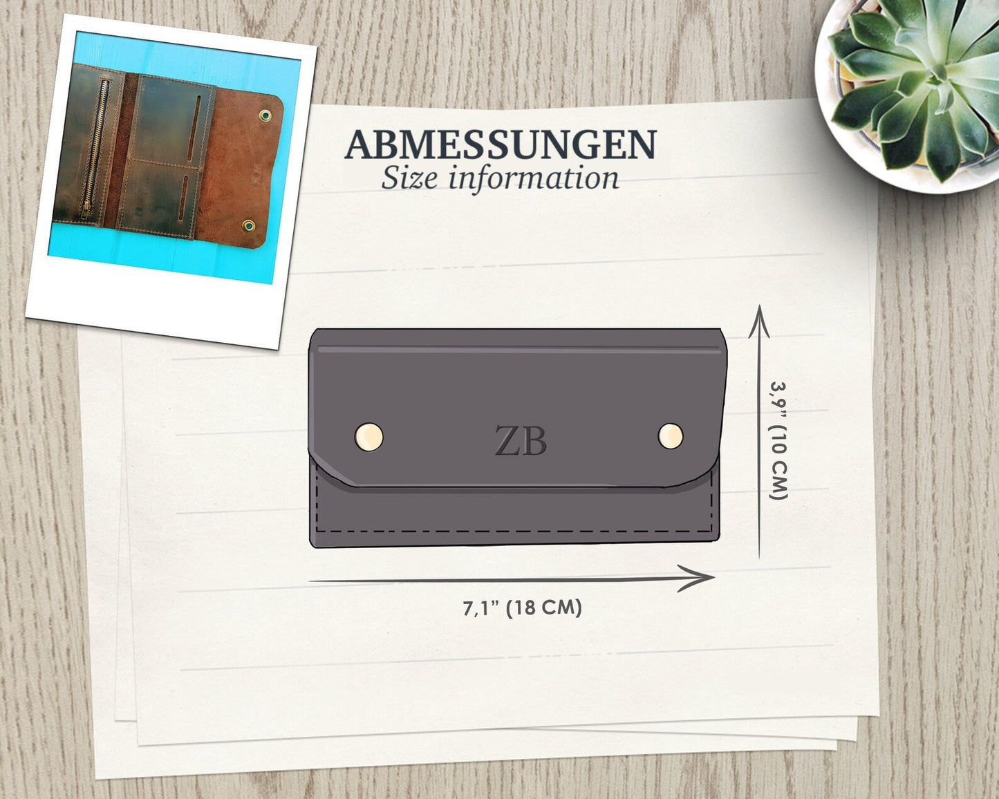 Handmade Tabaktasche aus Leder