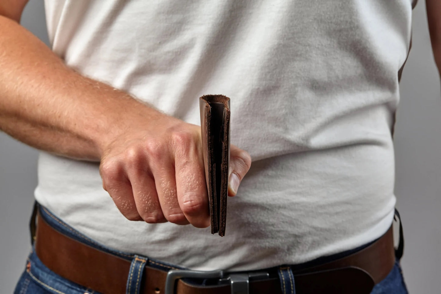 Handmade leather wallet