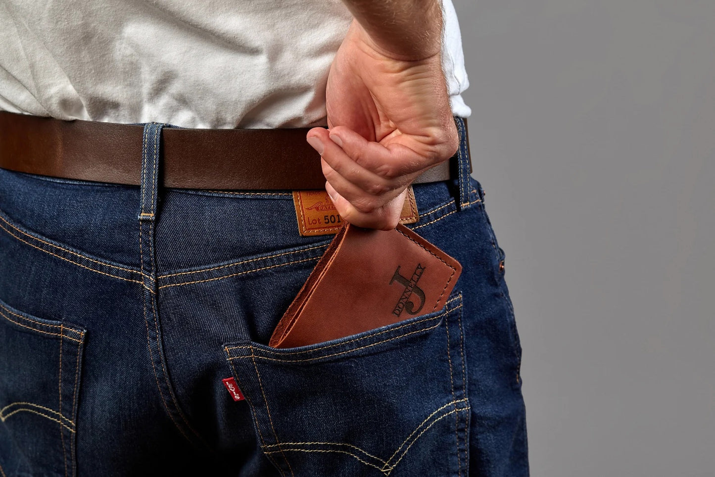 Handmade leather wallet