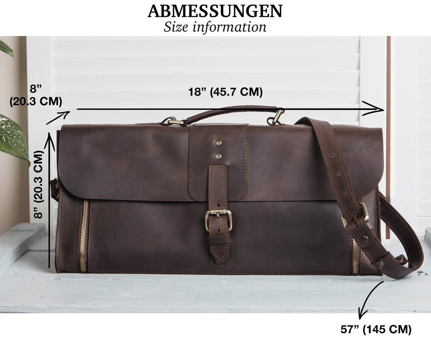 Handmade Friseurtasche aus Leder