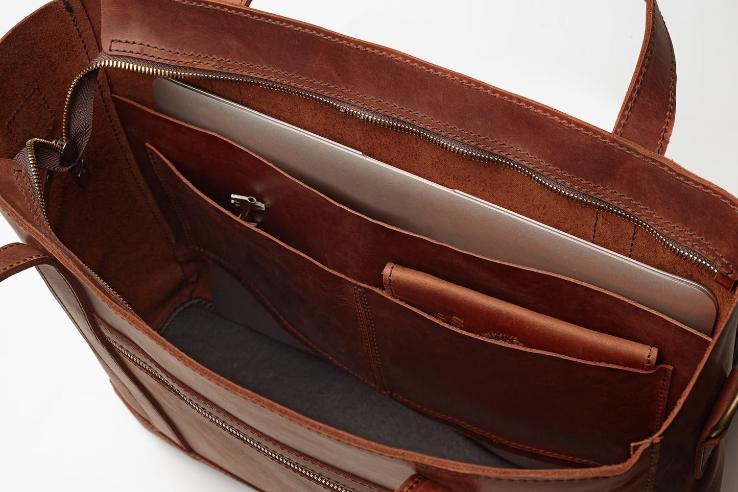 Handmade Handtasche aus Leder ANGELINA