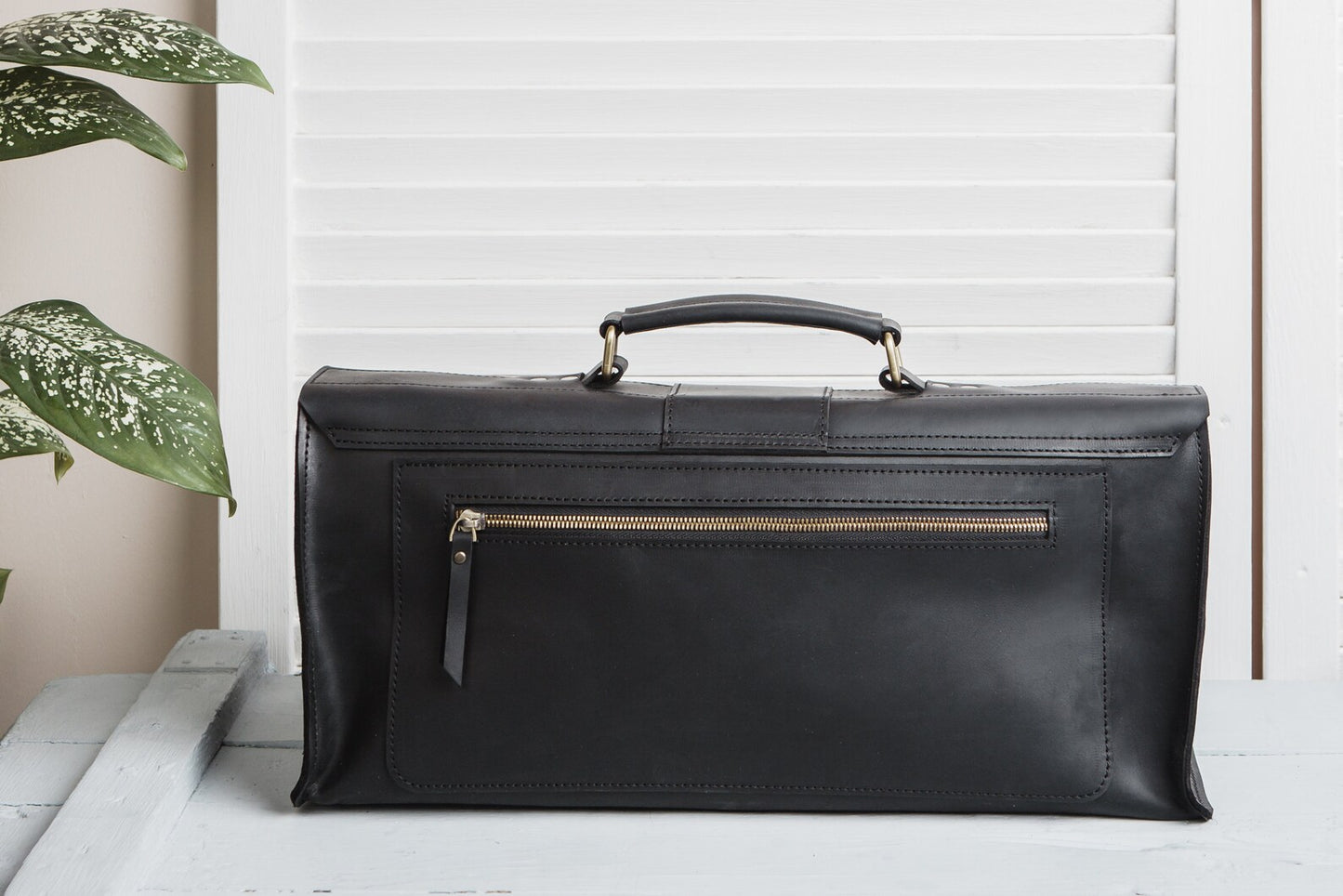 Handmade Friseurtasche aus Leder