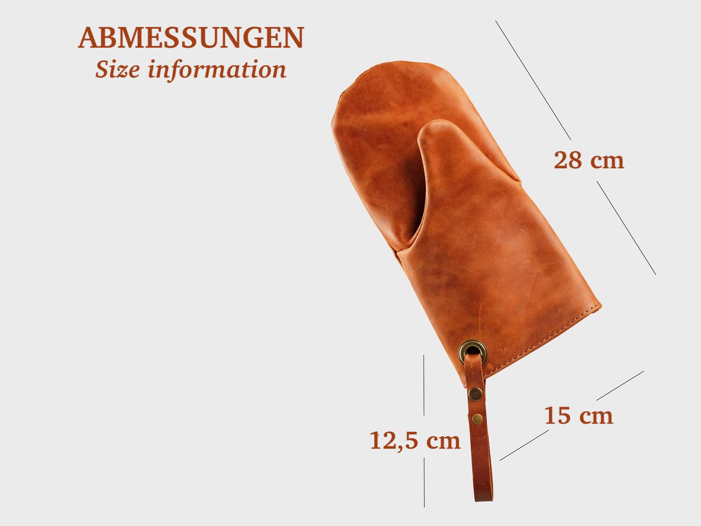 Handmade Grillhandschuhe aus Leder