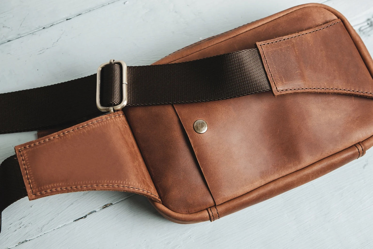 Handmade Crossbodytasche aus Leder PAOLA