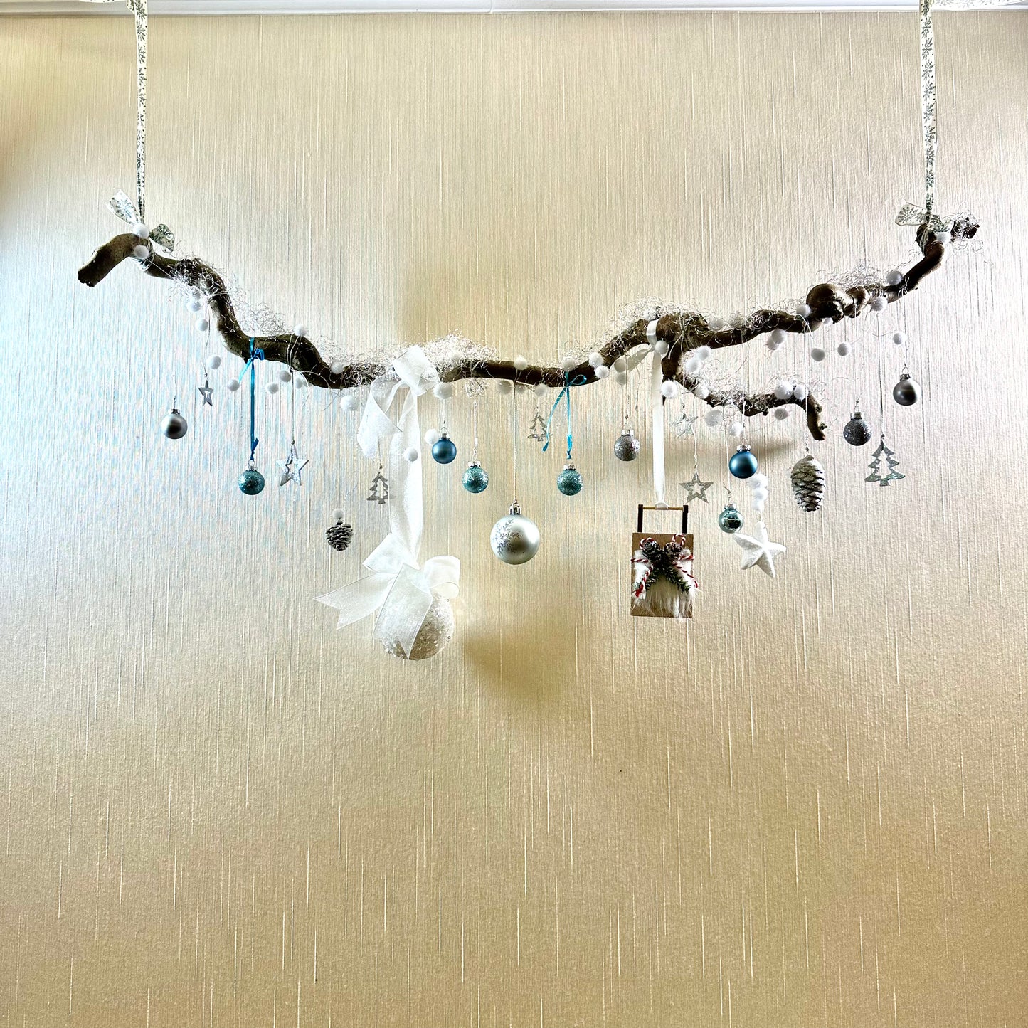 Weihnachtsdeko | Fensterdeko, Wanddeko  | Deko Holz-Ast